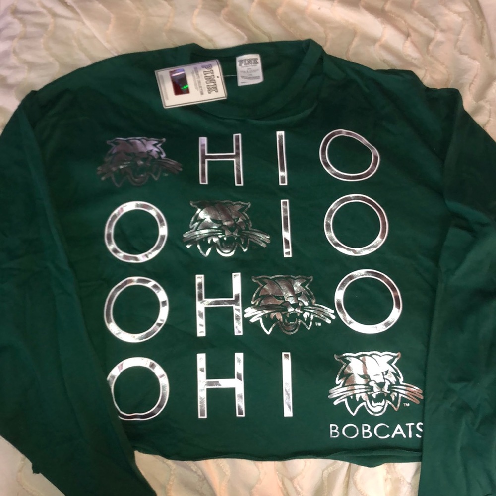 Ohio bobcats PINK long sleeve shirt